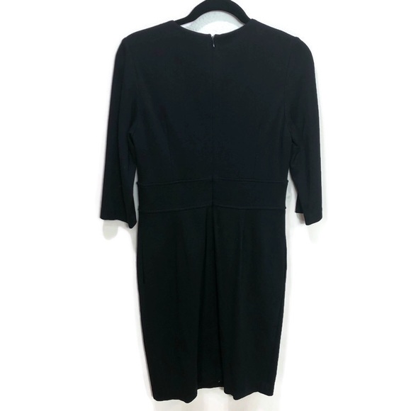 Eliza J New York Button Bow Black Dress size 8 - Picture 3 of 7